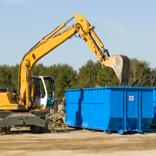 are there any restrictions on where a residential dumpster can be placed in Red Feather Lakes Colorado